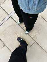 Load image into Gallery viewer, Black Wool - Hand Painted Pairs™ - [Pairs UK] [jogging bottoms] [ are those pairs] [mike pairs] [sweatpants] [patterned sweatpants] [patterned pants] 