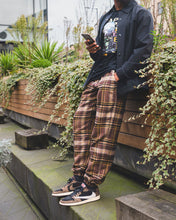 Load image into Gallery viewer, Patterned ‘Cactus Check’ Pair - [Pairs UK] [jogging bottoms] [ are those pairs] [mike pairs] [sweatpants] [patterned sweatpants] [patterned pants] 