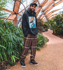 Patterned ‘Cactus Check’ Pair - [Pairs UK] [jogging bottoms] [ are those pairs] [mike pairs] [sweatpants] [patterned sweatpants] [patterned pants] 