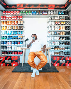 The ‘Ember’ Pair - [Pairs UK] [jogging bottoms] [ are those pairs] [mike pairs] [sweatpants] [patterned sweatpants] [patterned pants] 