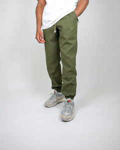 Khaki Green - [Pairs UK] [jogging bottoms] [ are those pairs] [mike pairs] [sweatpants] [patterned sweatpants] [patterned pants] 