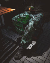 Load image into Gallery viewer, Patterned ‘Iridescent Paisley’ Pair - [Pairs UK] [jogging bottoms] [ are those pairs] [mike pairs] [sweatpants] [patterned sweatpants] [patterned pants] 