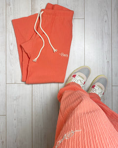Salmon Pleated Pairs™ - [Pairs UK] [jogging bottoms] [ are those pairs] [mike pairs] [sweatpants] [patterned sweatpants] [patterned pants] 