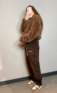 Brown corduroy - [Pairs UK] [jogging bottoms] [ are those pairs] [mike pairs] [sweatpants] [patterned sweatpants] [patterned pants] 