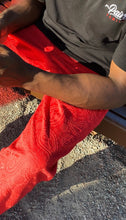 Load image into Gallery viewer, Red Paisley Pairs - [Pairs UK] [jogging bottoms] [ are those pairs] [mike pairs] [sweatpants] [patterned sweatpants] [patterned pants] 
