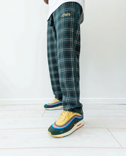 Load image into Gallery viewer, CYBER Green Tartan Pairs™ - [Pairs UK] [jogging bottoms] [ are those pairs] [mike pairs] [sweatpants] [patterned sweatpants] [patterned pants] 