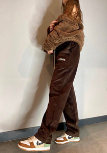 Brown corduroy - [Pairs UK] [jogging bottoms] [ are those pairs] [mike pairs] [sweatpants] [patterned sweatpants] [patterned pants] 