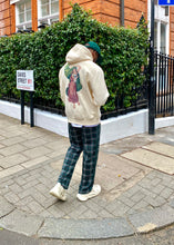 Load image into Gallery viewer, CYBER Green Tartan Pairs™ - [Pairs UK] [jogging bottoms] [ are those pairs] [mike pairs] [sweatpants] [patterned sweatpants] [patterned pants] 